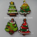 Merry Christmas Soft PVC Christmas Tree Fridge Magnet Family Holiday Decorations